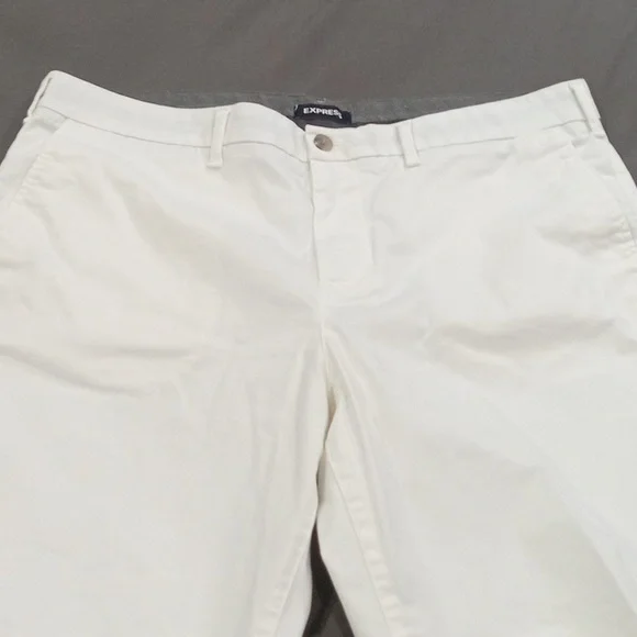 Express Men's White Chinos - Picture 5 of 7